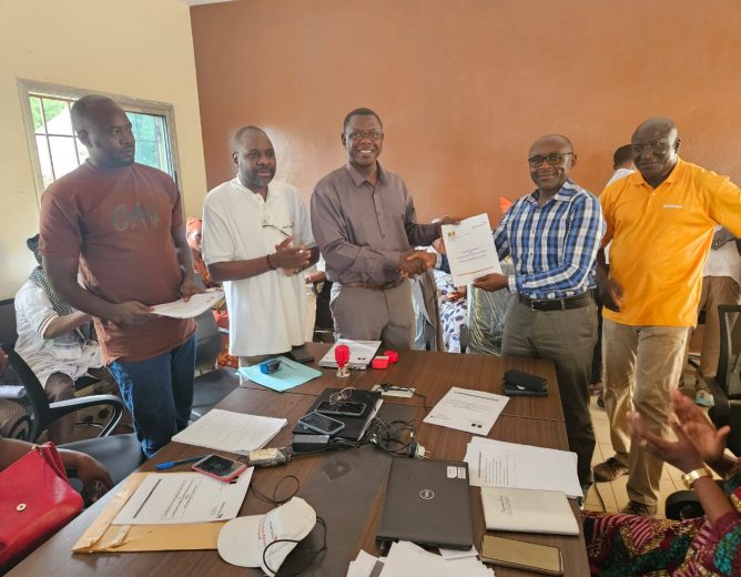Signature de la convention avec l’ONG World Vision